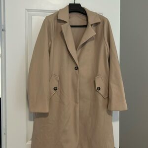 Shein peak out with pockets, fully lined large